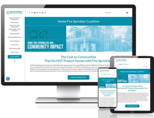 Home Fire Sprinkler Coalition Website